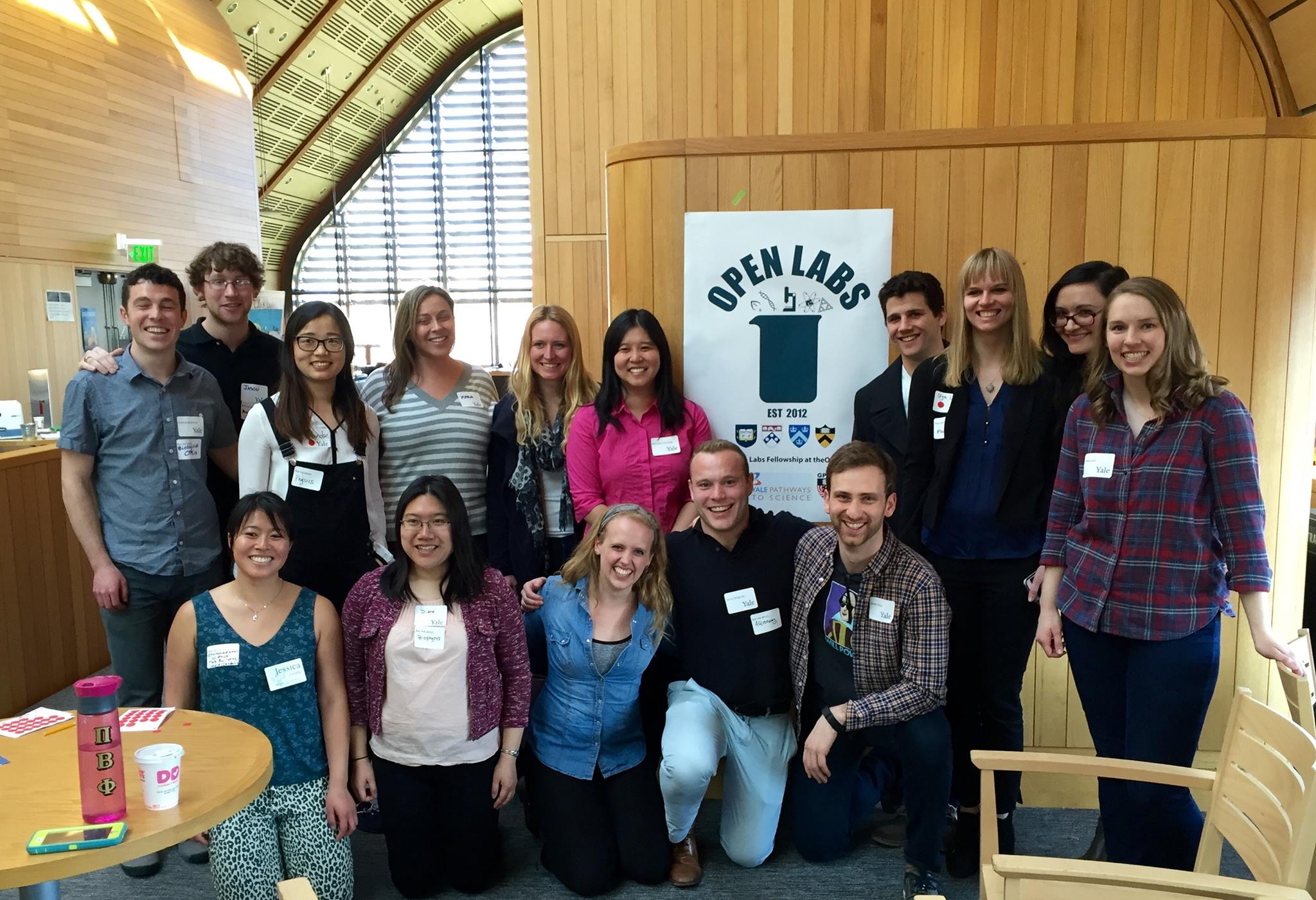 Open Labs @ Yale Team, after a Science Cafe